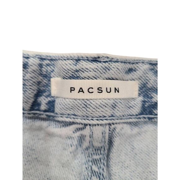 Pacsun Cut-Off Shorts Womens 27 Blue Denim High Rise Festival Western Outdoor - Picture 6 of 7